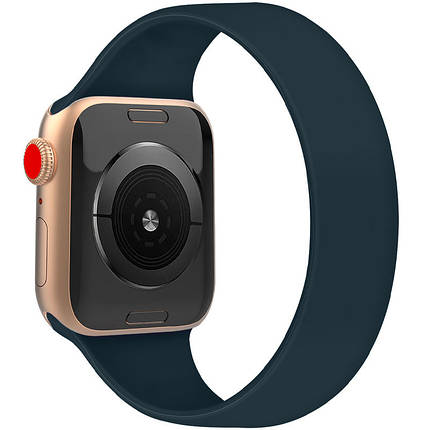 Ремінець Solo Loop для Apple Watch 42(ser.1-3)/44/45/46/49mm 143mm (4) Зелений / Forest green, фото 1
