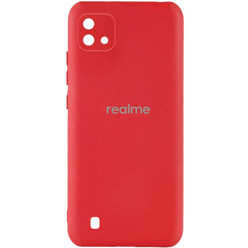 Чохол Silicone Cover My Color Full Camera (A) для Realme C11 (2021) / C20 Червоний / Red