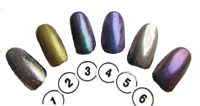 Прання, пудра дзеркальний набір із 6 баночок., фото 1