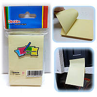 Папір для нотаток (стікери клейкі) A2-Y "Sticky Notes" 76×51 мм, 100 аркушів, жовтий