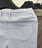 Чоловічі лляні штани LORO PIANA CK9696-блакитні штани, фото 8