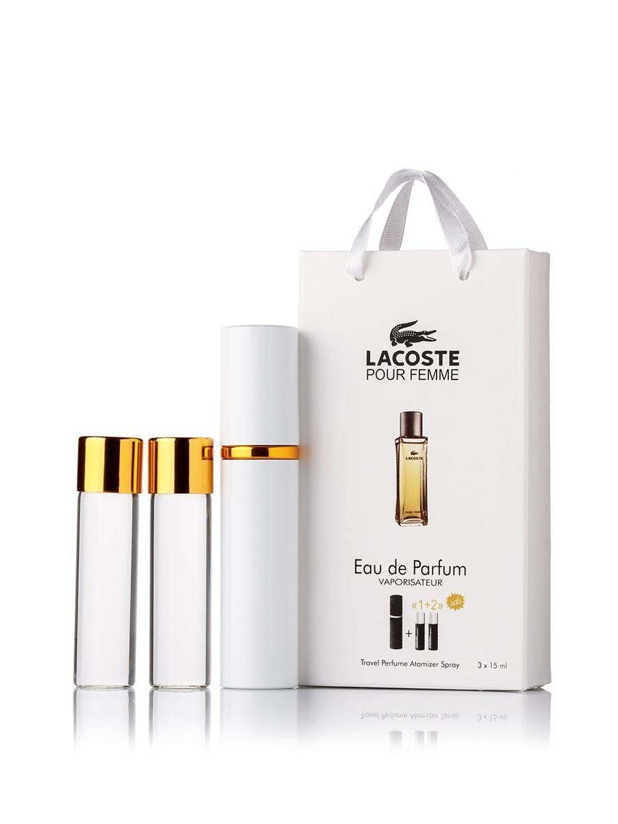 Lacoste Pour Femme edp 3x15ml - Trio Bag, фото 1