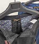 Чоловічі лляні штани LORO PIANA CK9686 чорні штани, фото 10