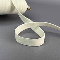 Тунельна стрічка безшовна, гладка 1см х1м, колір - 01 айворі