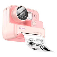 Дитяча цифрова фотокамера Polaroid HOCO DV200 миттєвого друку з термопринтером 48 МП 800 мАч Рожевий