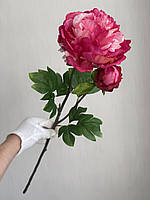 Штучний піон  ( 63 см , яскраво - рожевий ), фото 8