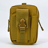 Багатофункціональна навісна сумка-органайзер для телефона в камуфляжі койот, фото 2