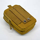 Багатофункціональна навісна сумка-органайзер для телефона в камуфляжі койот, фото 9