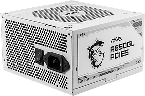 Блок живлення MSI MAG A850GL PCIE5 850W 80+ Gold White (MAG A850GL PCIE5 WHITE)