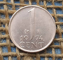 1 цент 1974 року. Нiдерланди