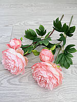 Штучний піон  ( ніжно - рожевий, 63 см ), фото 2