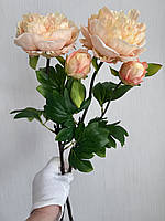 Штучний піон ( персиковий , 63 см ), фото 2