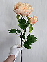 Штучний піон ( персиковий , 63 см ), фото 8