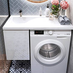 Тумба під пральну машину 100 см Міссурі з умивальником Snail Фенікс