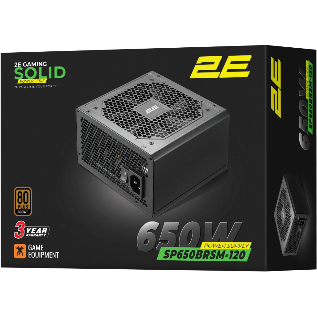 Блок живлення 650W 2E (2E-SP650BRSM-120)
