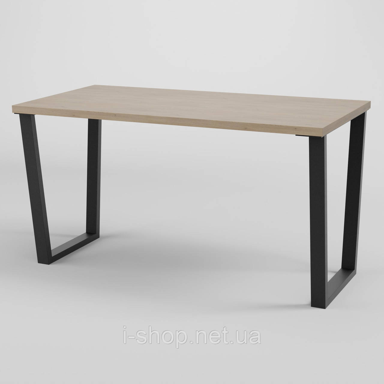 Стіл обідній лофт Неман ГАРТ 1380x675 Дуб кремона торро/Чорний