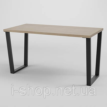 Стіл обідній лофт Неман ГАРТ 1380x675 Дуб кремона торро/Чорний, фото 1