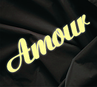 Объемная надпись Amour