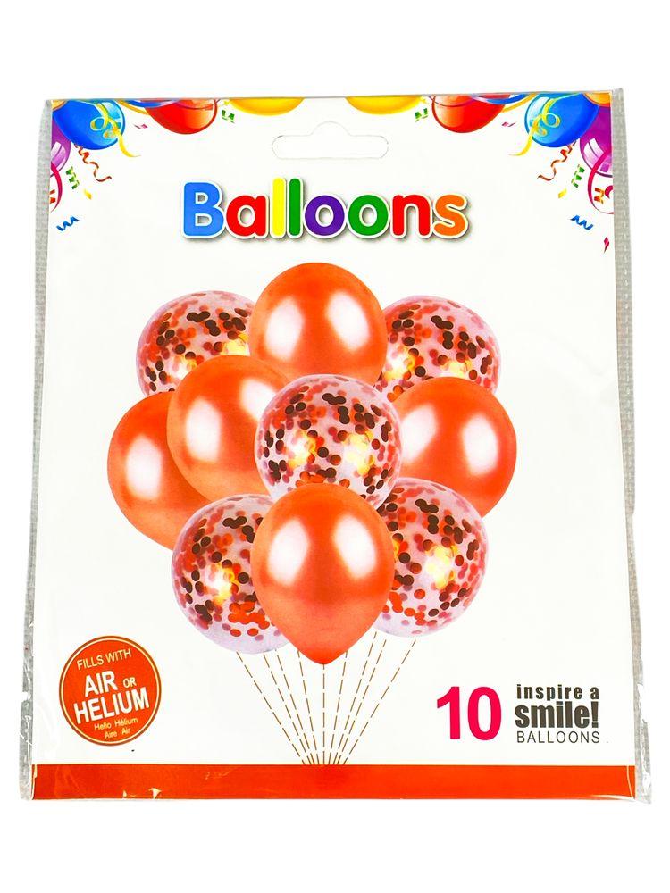 Набір з 10 куль, мікс кольорів (QQTZ-14-rose gold) KNZ