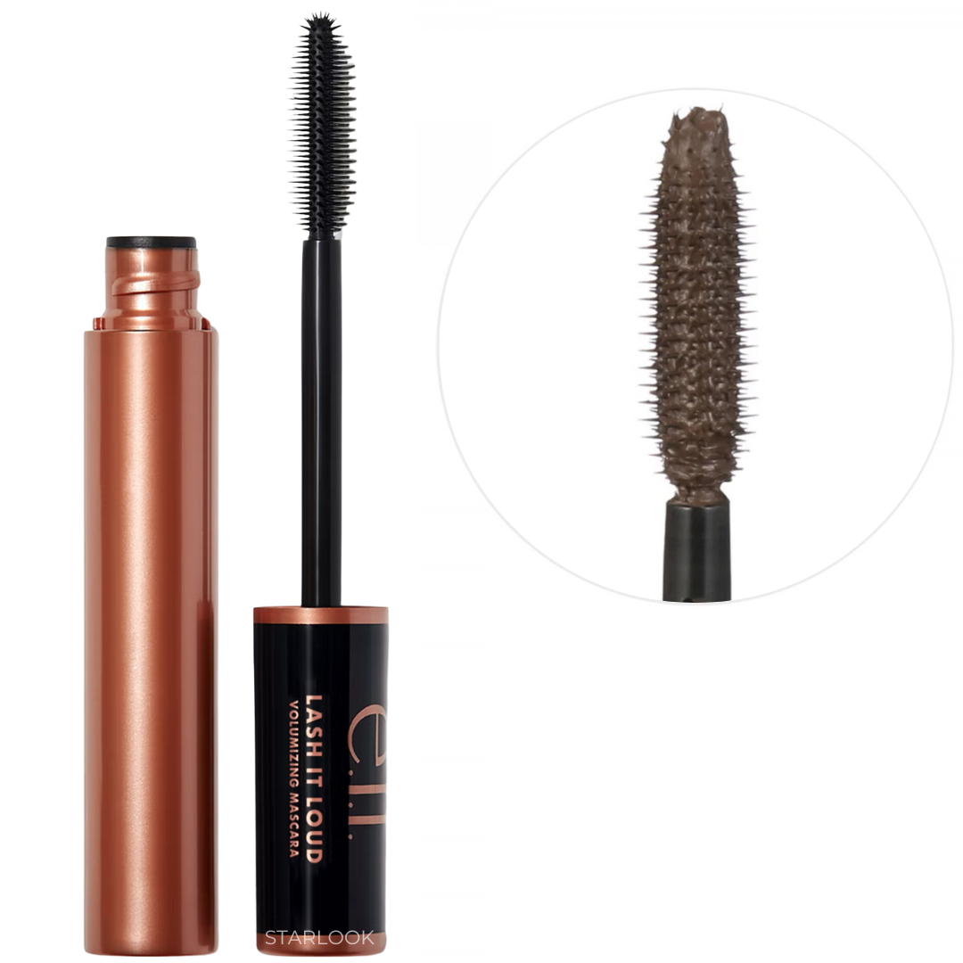 Коричнева туш для об'єму вій e.l.f. cosmetics Lash It Loud Mascara Deep Brown 7 г, фото 1