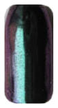 Втирка , пудра дзеркальна хамеліон смарагдово-зелена з переходом у фіолетовий темно вага 5 гр., фото 2