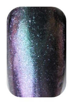 Втирка , пудра дзеркальна хамеліон смарагдово-зелена з переходом у фіолетовий темно вага 5 гр., фото 1