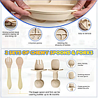 Набір для годування дитини Livman, із силікону, 6+ міс., 10 предметів, фото 4