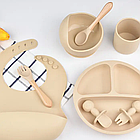 Набір для годування дитини Livman, із силікону, 6+ міс., 10 предметів, фото 9