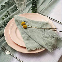 Серветки сервирувальні Leeseph 32*32см м'ятні 6шт