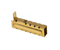 Щітки двигуна порохотяга 6.3x11.3x40 мм, графітові, в металевому тримачі (44x10x13 мм, клема 6.1 мм)