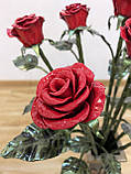 Букет з 10 кованих троянд, фото 3