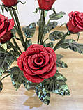 Букет з 10 кованих троянд, фото 6