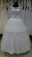Весільна сукня з мереживом "Лилія-17-1"