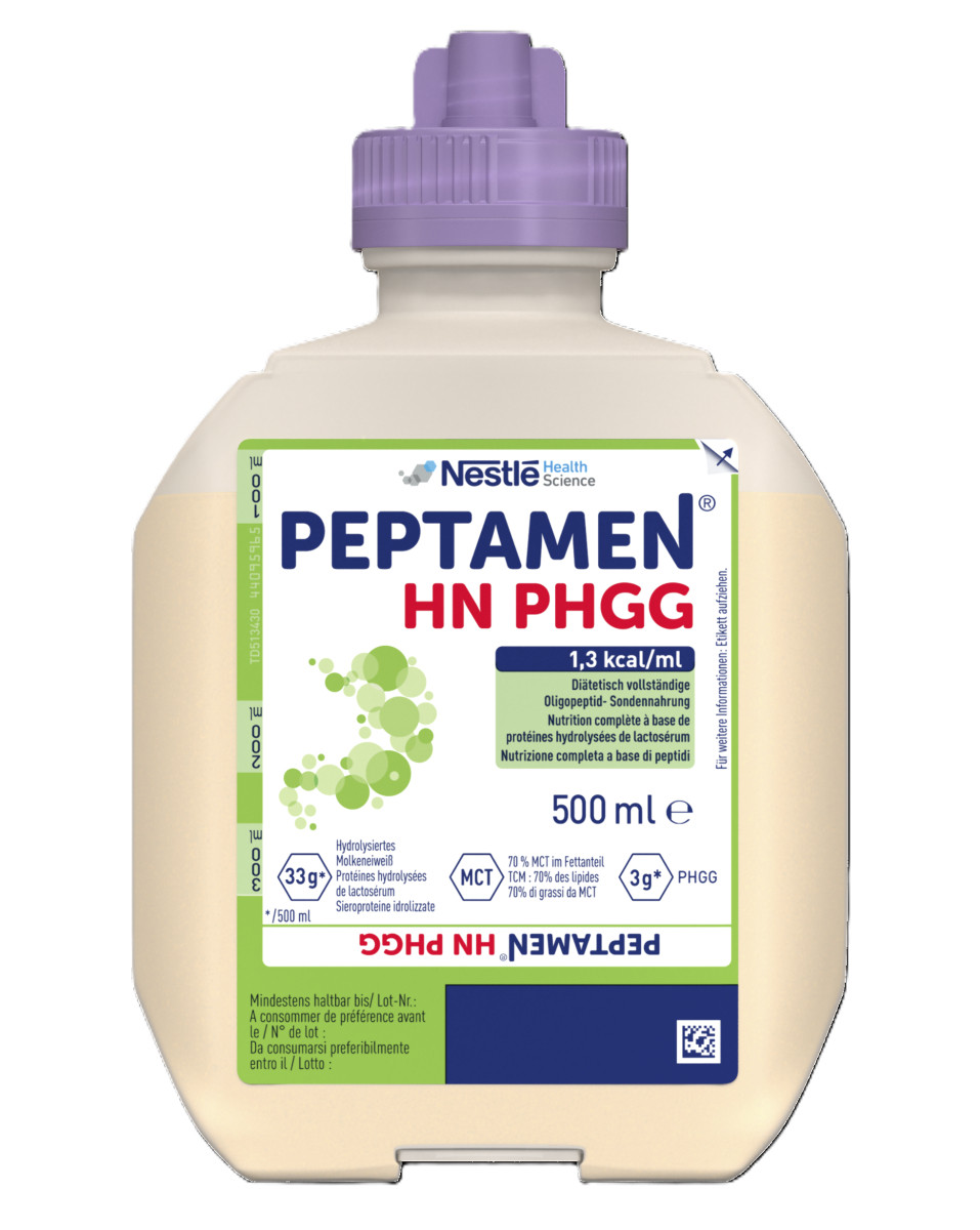 Ентеральне харчування Nestle PEPTAMEN HN PHGG, 500 мл (Пептамен)