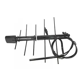 ТВ-антена Eurosky ES-005A DVB-T/T2 із підсилювачем ДМВ Black (7_02314)