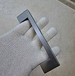 Ручка меблева якісна Graphite Gamet UU26GR - 128мм, фото 3