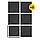 Мат-пазл (ластівчин хвіст) 4FIZJO Mat Puzzle EVA 180 x 120 x 1 cм Black (P-5907739310378), фото 11