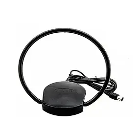 ТВ-антена кімнатна Eurosky ES-008 T2 5V Black (7_02312)