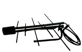 ТВ-антена Eurosky ES-005 без підсилювача ДМВ Black (7_02311)