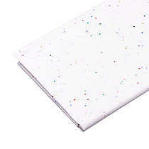 Папір тіш'ю білий з блискітками 10 аркушів