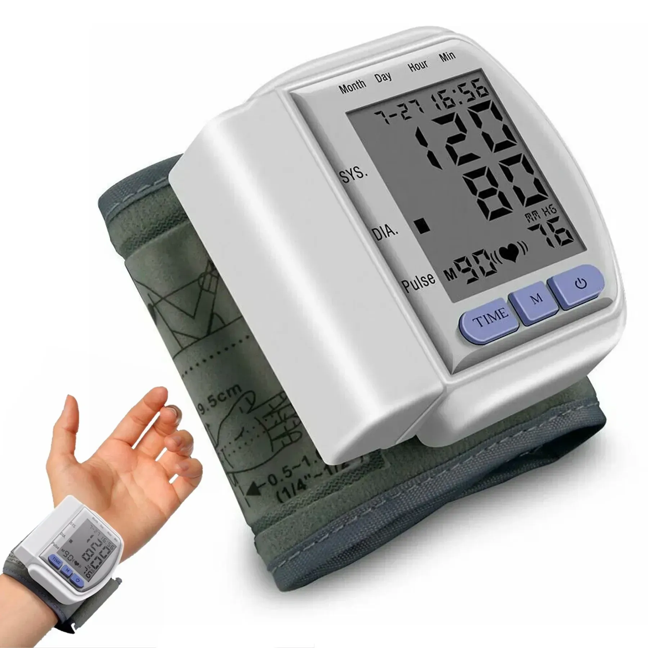 Тонометр цифровий на зап'ястя Automatic Blood Pressure/ Автоматичний вимірювач артеріального тиску