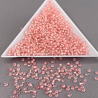 #12/0 Бісер китайський дрібний, 450 г - рожевий глянцевий