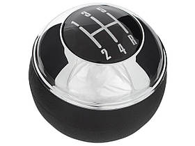 MINI R50 00-06 Ручка КПП ЧОРНА + ХРОМ + ЧОРНА КРИШКА 5 ШВИДКІСТЕЙ