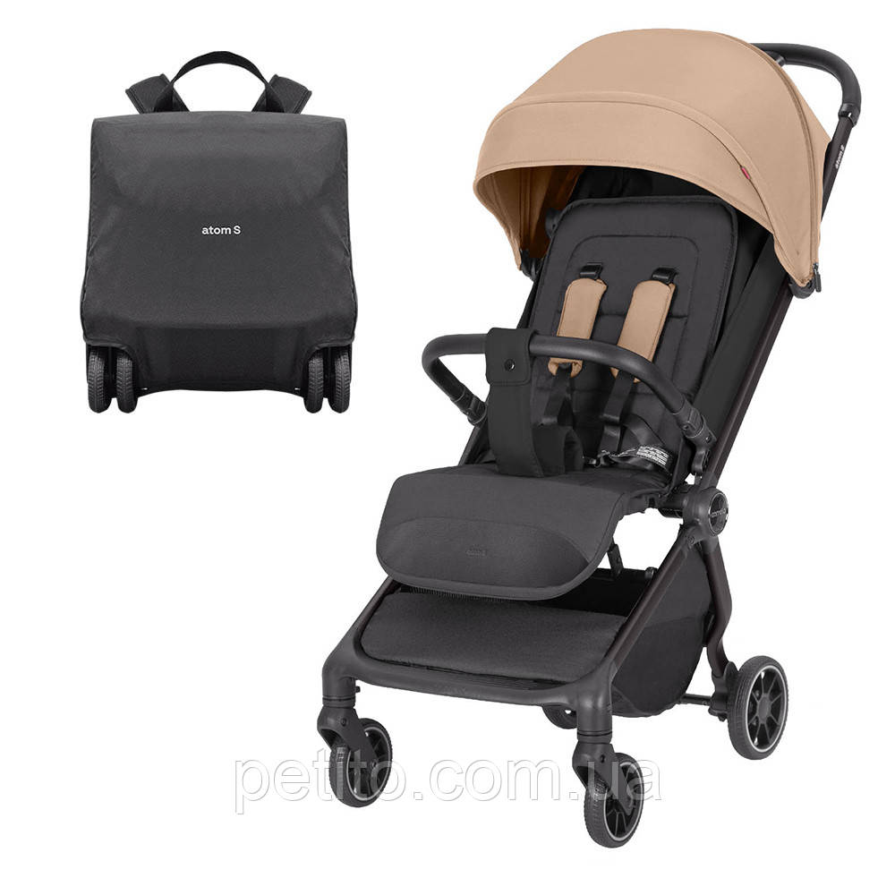 Прогулянкова коляска CARRELLO Atom S CRL-5526 Dawn Beige /1/