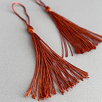 Декоративні китиці для рукоділля 13 см - мідний