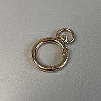 Карабін для сумки 20 мм, золото - 4 см