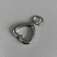 Карабін для сумки 20 мм, нікель - 4,5 см