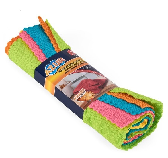 Серветка з мікрофібри Azur 5шт 30х30см 026190, фото 1