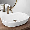 Умивальник (раковина) REA CLEO 60 WHITE MATT накладний, фото 3