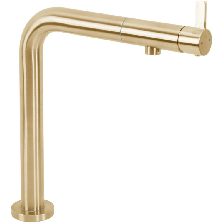Змішувач для кухні REA COLE BRUSHED GOLD матове золото, фото 1